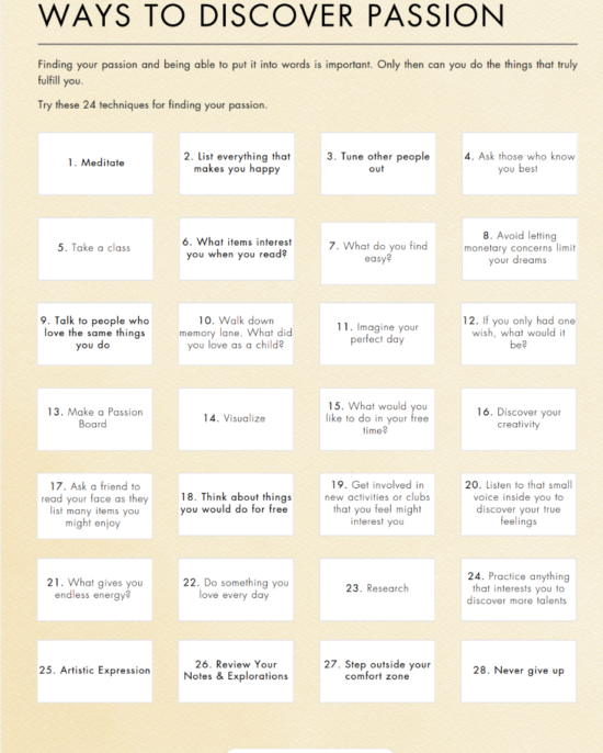 Find Your Passion-Workbook #2