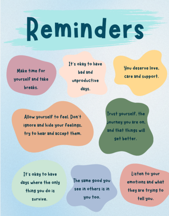 Reminders – Self-Compassion-Workbook