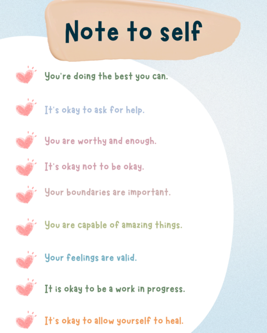Reminders – Self-Compassion-Workbook