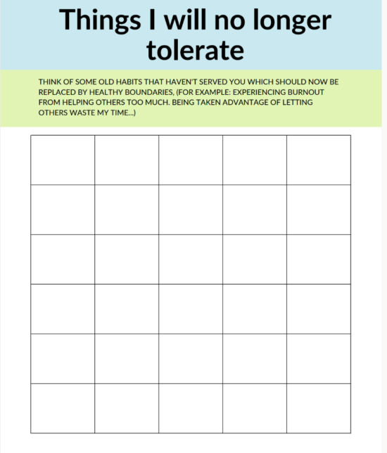 Teen Boundaries Workbook