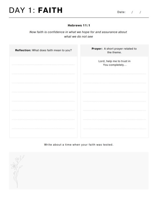 30-Day Devotional Journal