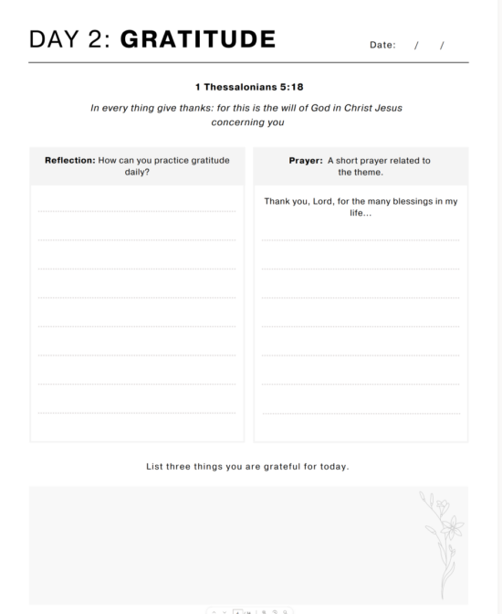 30-Day Devotional Journal