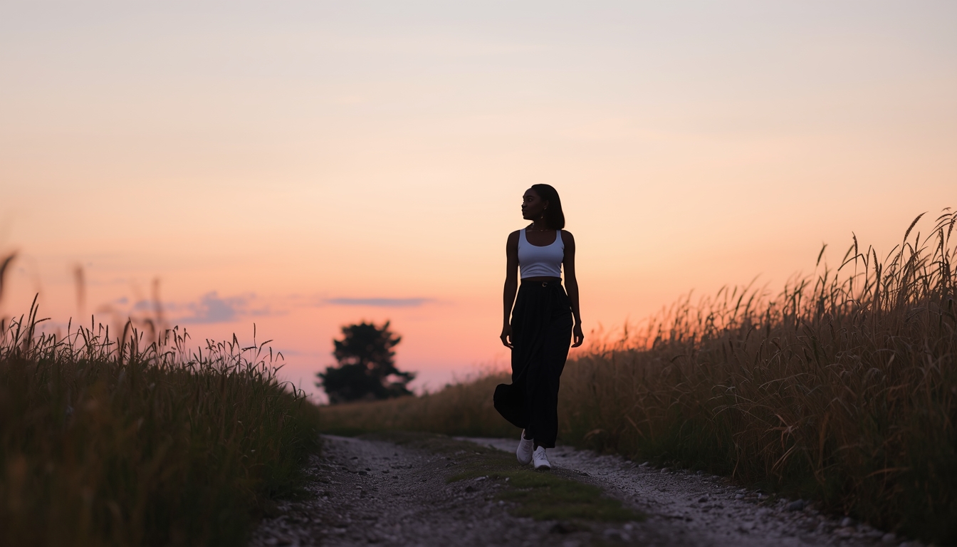 Peaceful path representing clarity and new beginnings